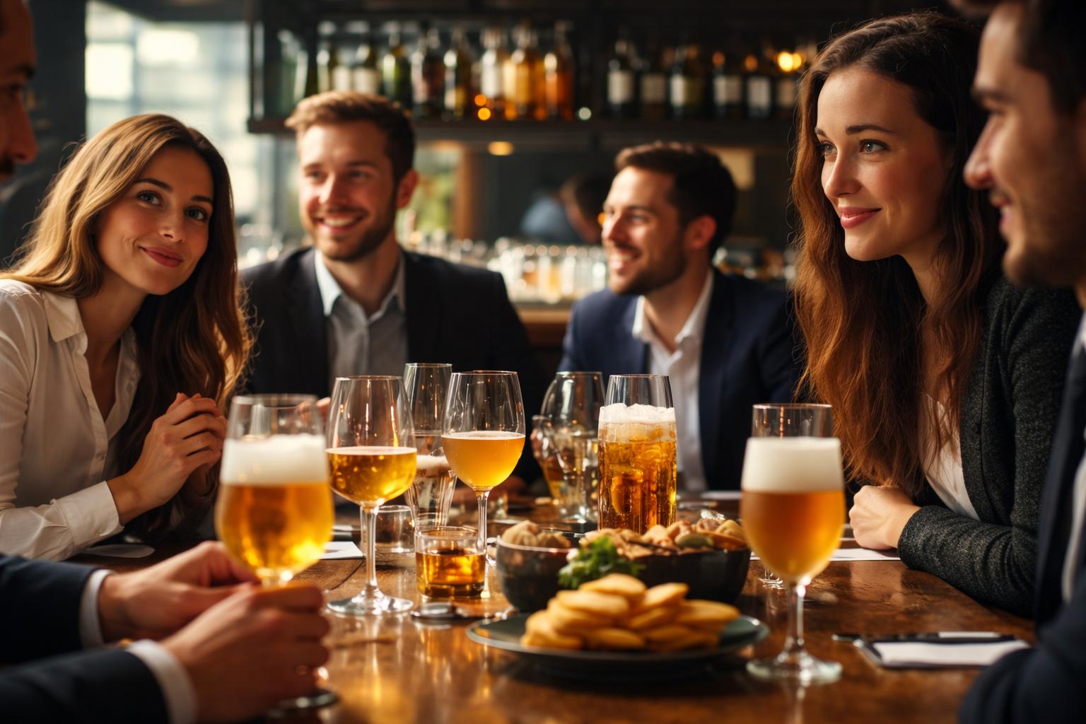 Happy hour corporativo com temática de boteco