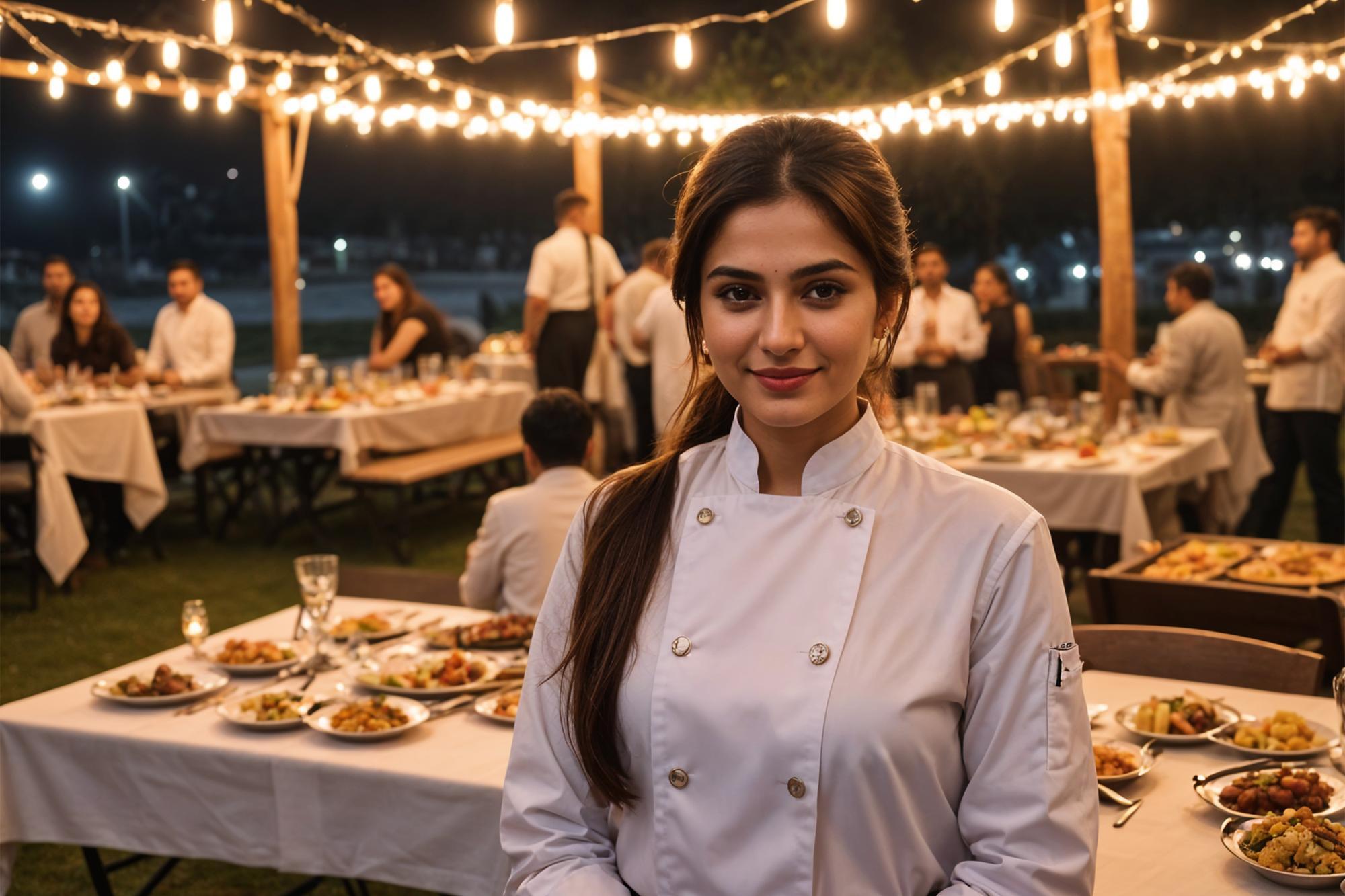 Operação gastronômica para eventos sem mobiliário