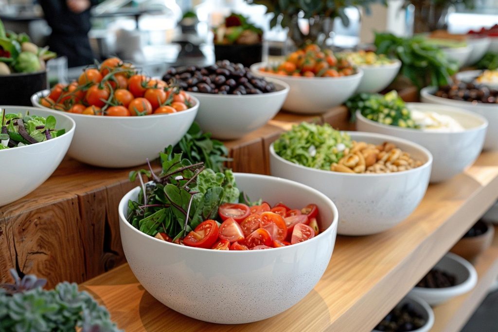 Almoço em bowls para eventos corporativos